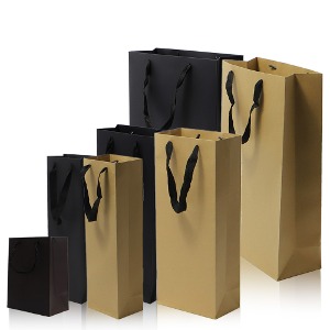 무지 크라프트/블랙 와인 쇼핑백 종이가방 선물포장 20EA